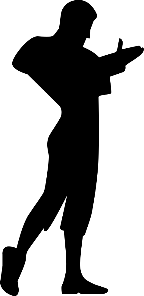 Flamenco Male Dancer Silhouette Comments - Male Dancer Silhouette Png (478x980)