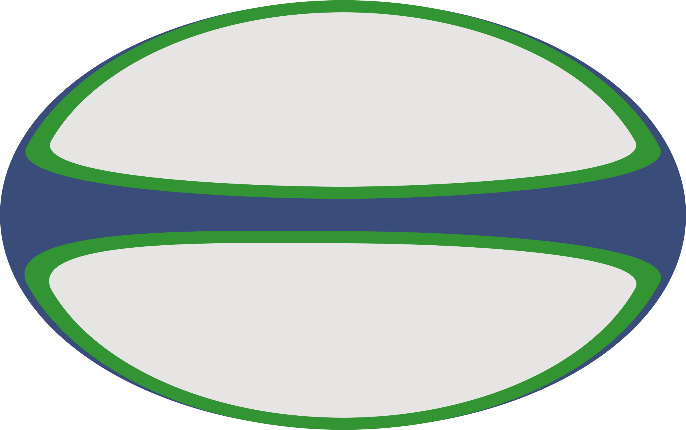 Clipart Rugby Ball - Clip Art Rugby Ball (2400x1504)