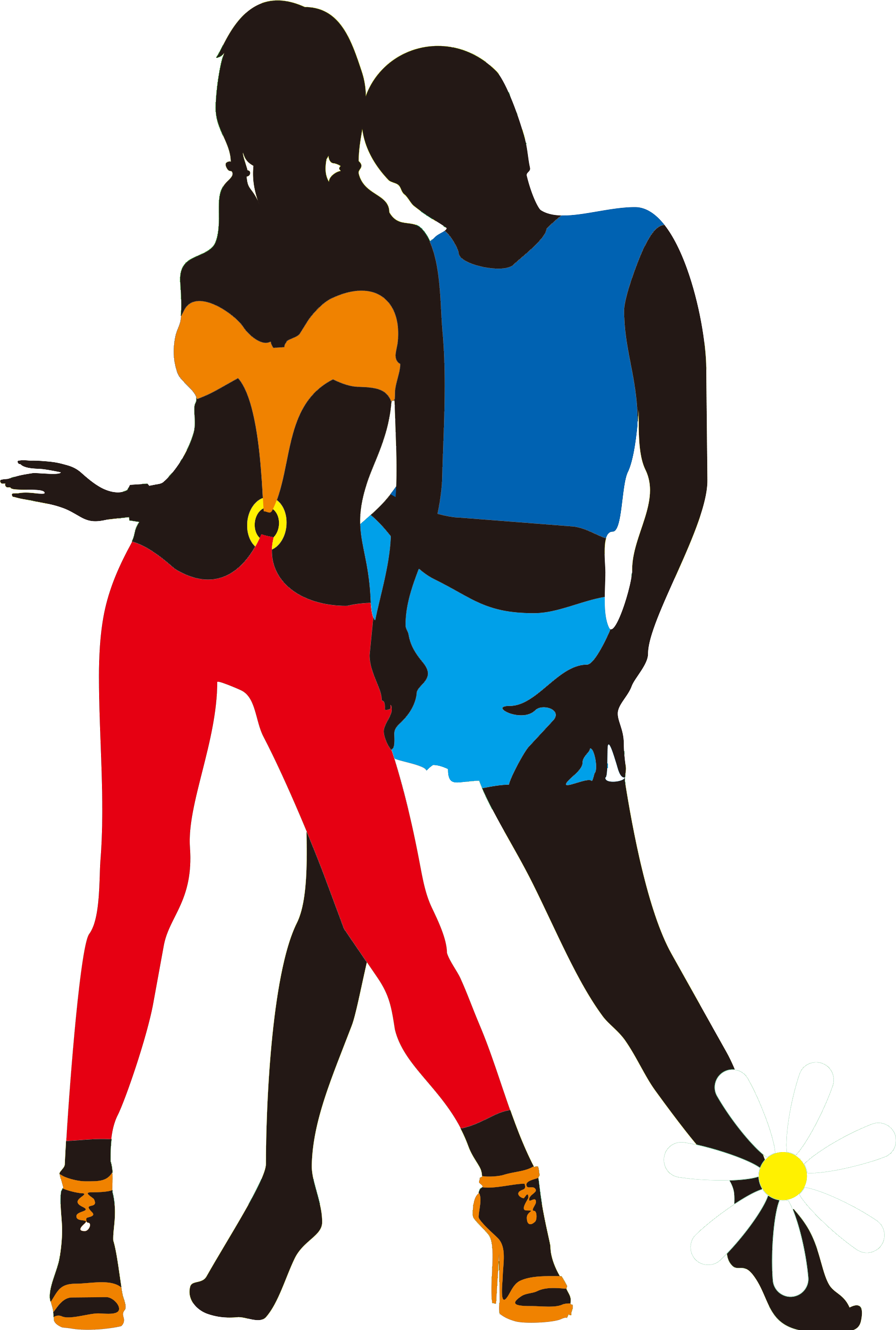 Silhouette Dance Clip Art - Silhouette Dance Clip Art (1889x2803)