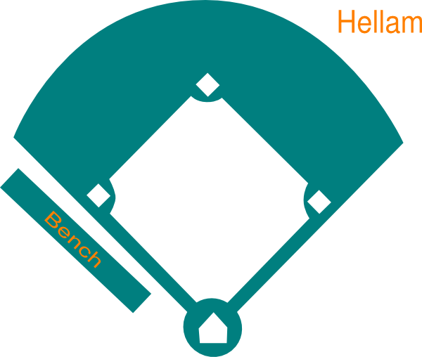 Baseball Diamond Clipart Free - Miracle League (600x508)