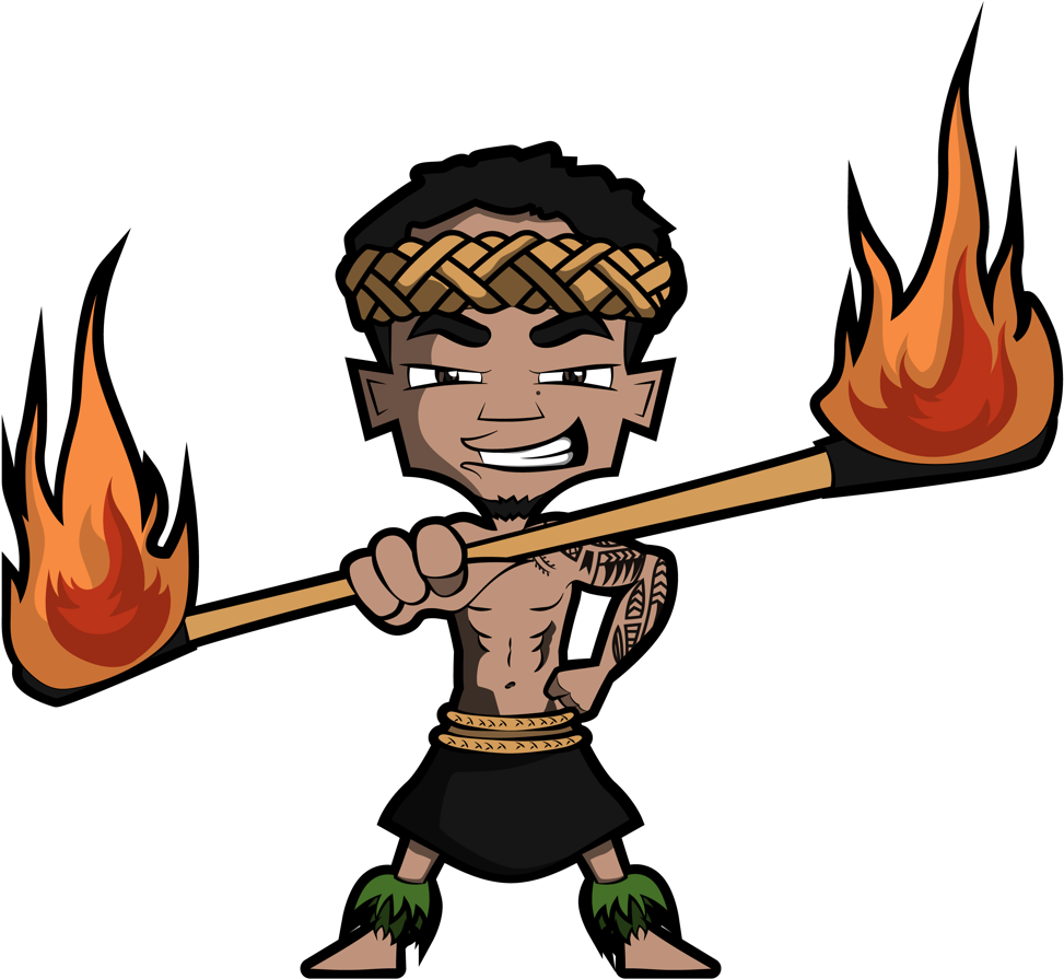 Any Age And Gender Can Learn And Enjoy The Culture - Hawaiian Fire Dancer Clip Art (1024x1024)