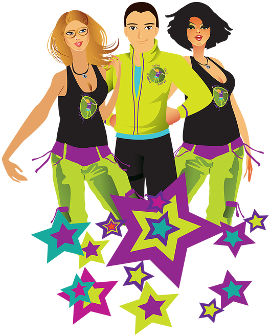 Zumba Clipart (551x723)