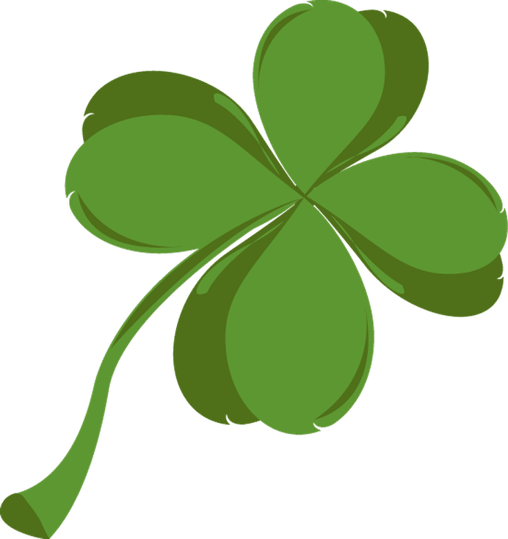 Irish Dance Shamrock Clipart - Shamrock Png Clipart (735x780)
