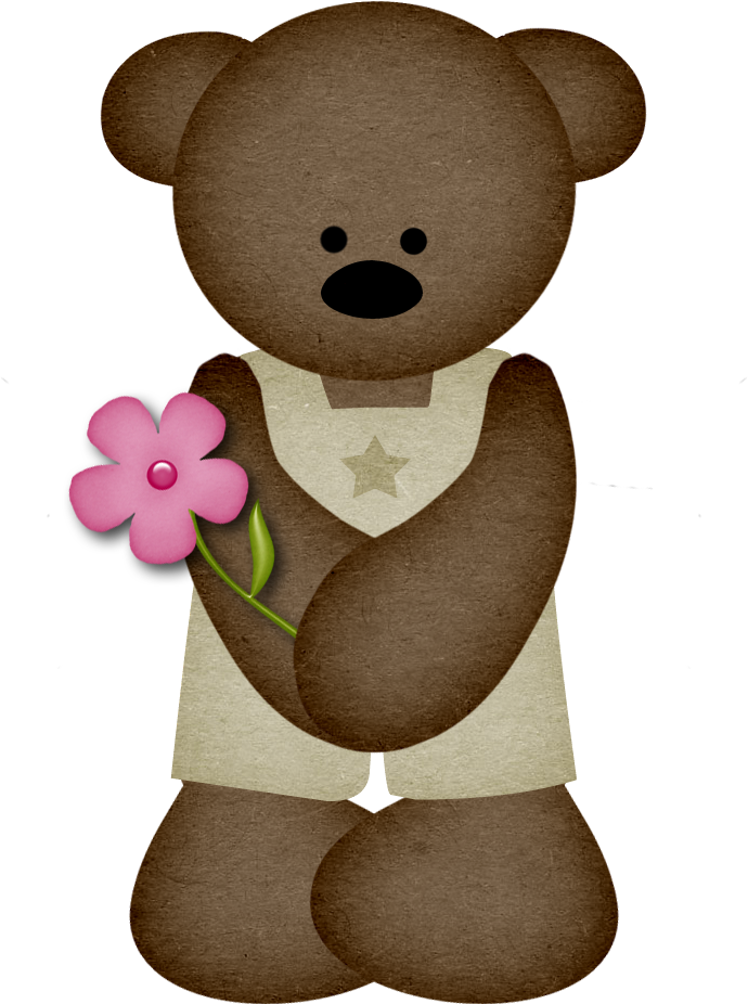 Ursinhos E Ursinhas - Bear Clipart (690x926)