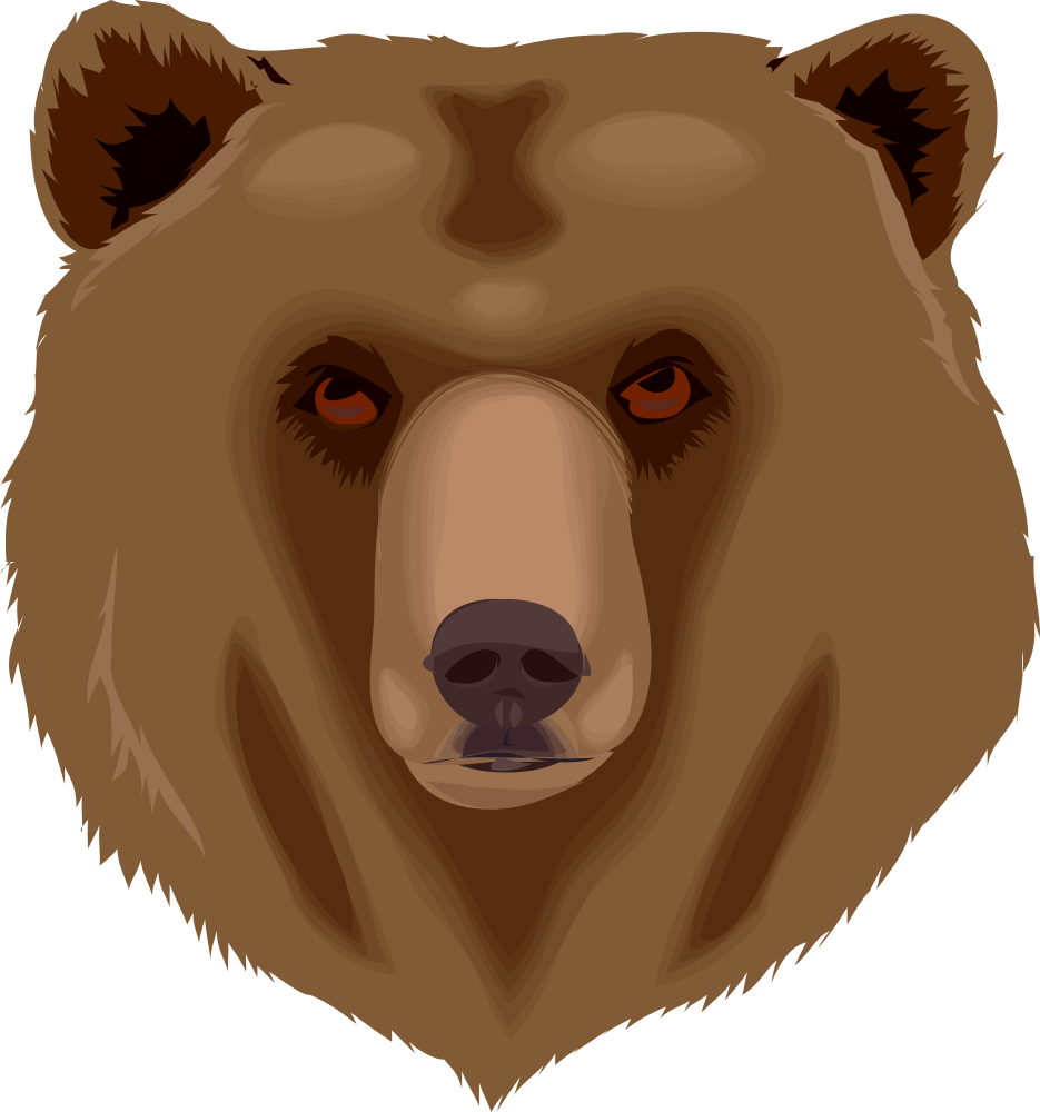 Architetto Orso 16 Grizzly Bear - Grizzly Bear Clip Art (935x1000)