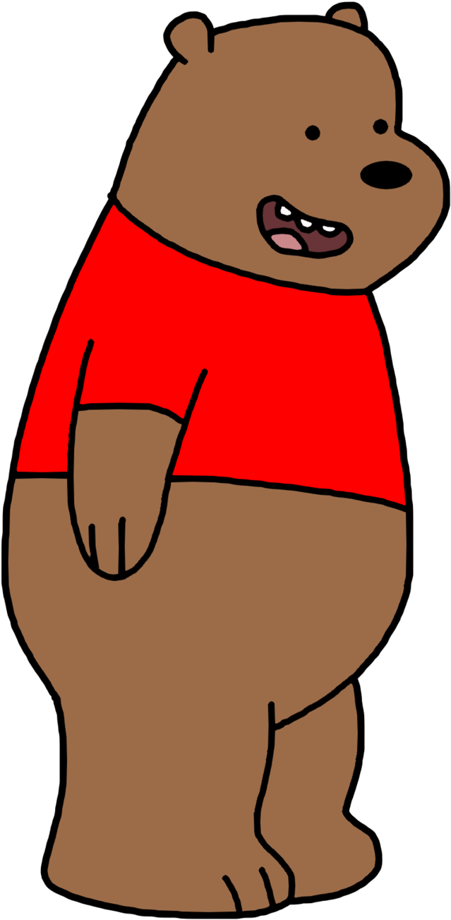 Grizzly Bear Dressed As Winnie The Pooh By Marcospower1996 - Grizzly Bear (1600x1347)
