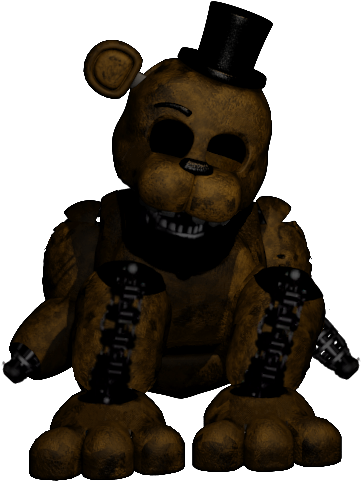 Deactivated Ignited Freddy By Tommysturgis - Golden Freddy Fnaf 2 (505x505)