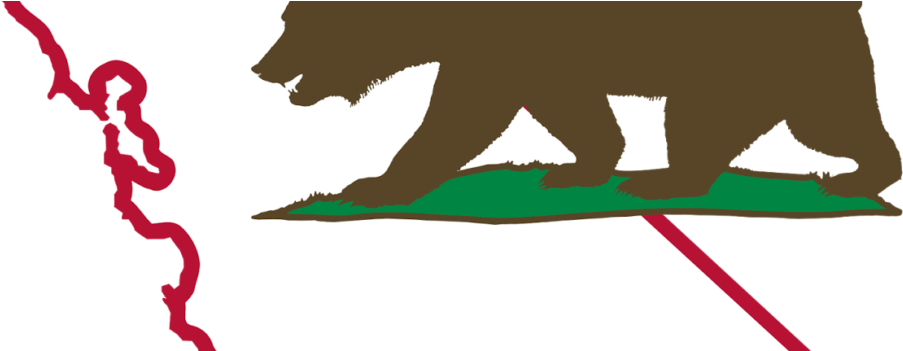 California Moving Towards Surpassing The United Kingdom - California Outline Png (1140x350)