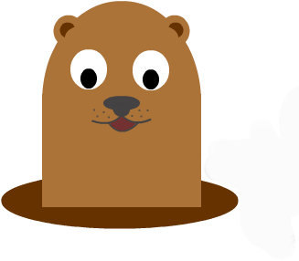 Mole Clipart Whack A - Mole From Whack A Mole (392x438)