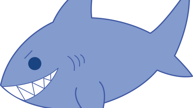 Clipart Shark Outline - Clip Art (640x361)