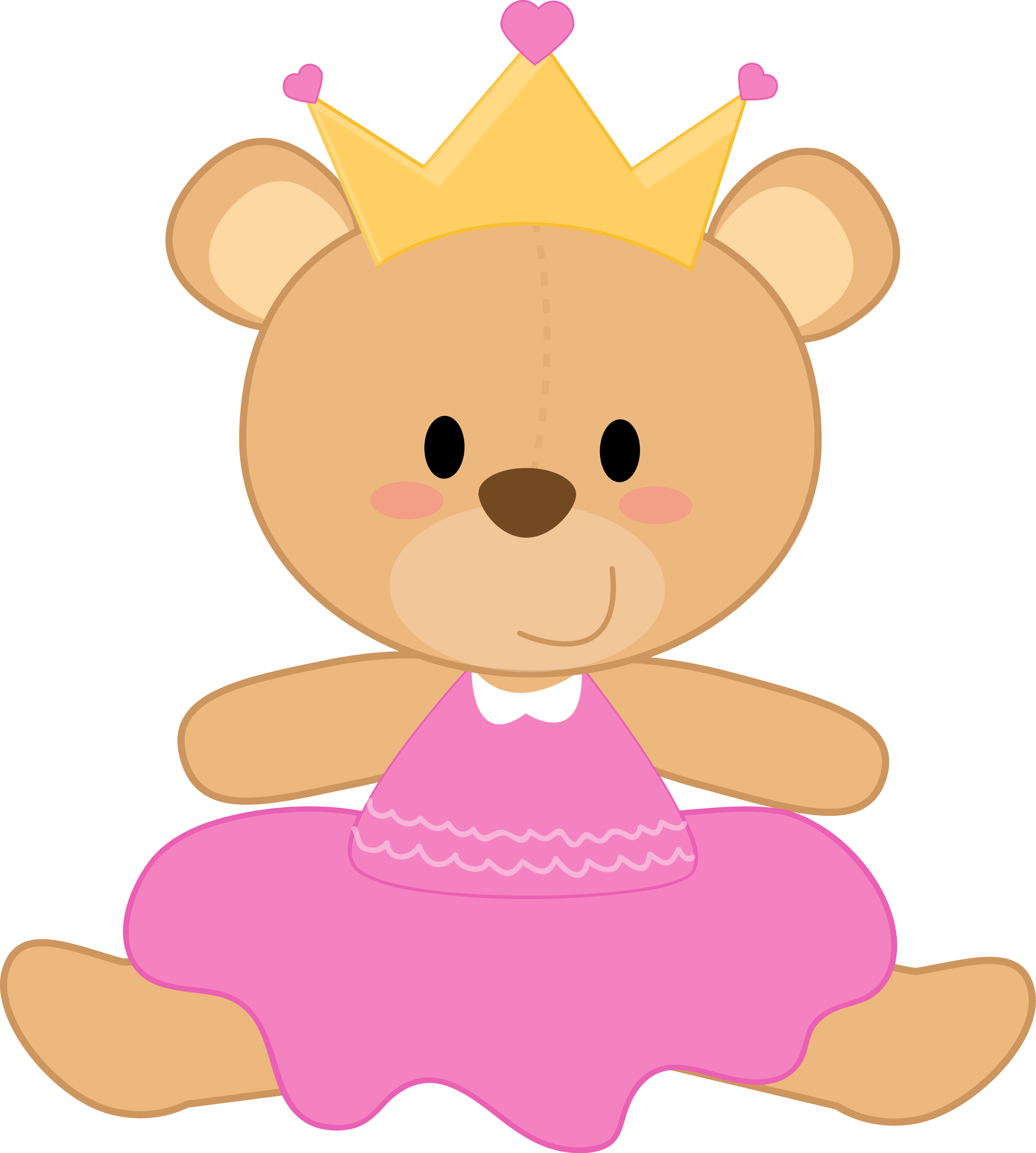 B *✿* Princesas De Cuento ✿ - Desenho Ursinhas Princesas (2412x2684)