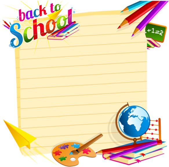 Different School Frame Vectors, This Is Quite Awesome, - Back To School Vector (600x600)