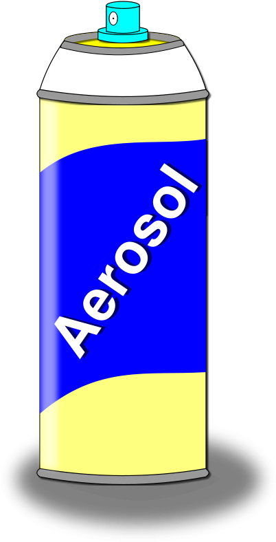 Trash Can - Aerosol Can Clip Art (958x1849)