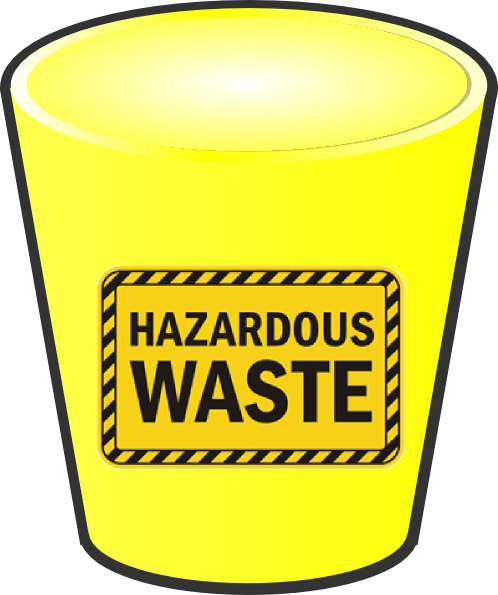 Toxic Clipart Chemical Waste - Disposal Of Hazardous Waste (498x595)