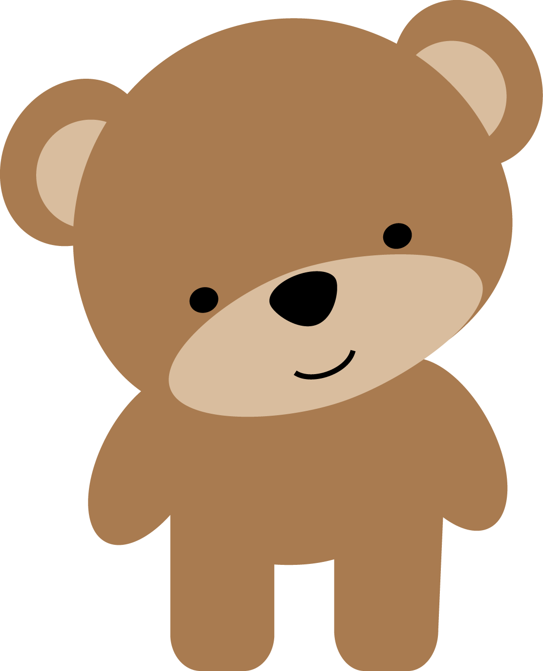 Craft - Zoo Animal Clip Art (1111x1372)