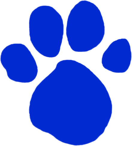 Blues Clues Paw Print - Blue's Clues Gold Clues (500x500)