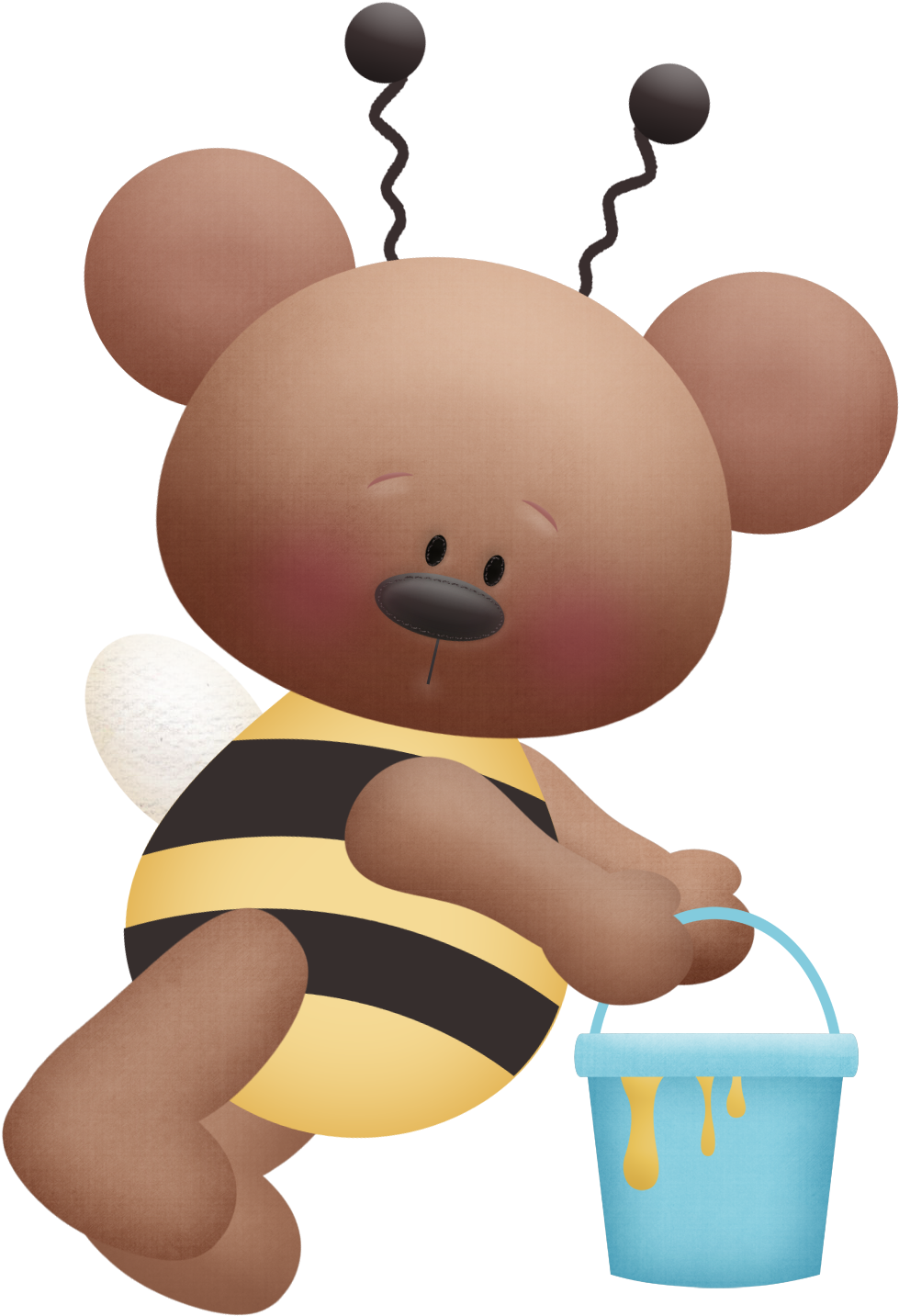 Photo By @daniellemoraesfalcao - Brown Bee Clip Art (1162x1508)