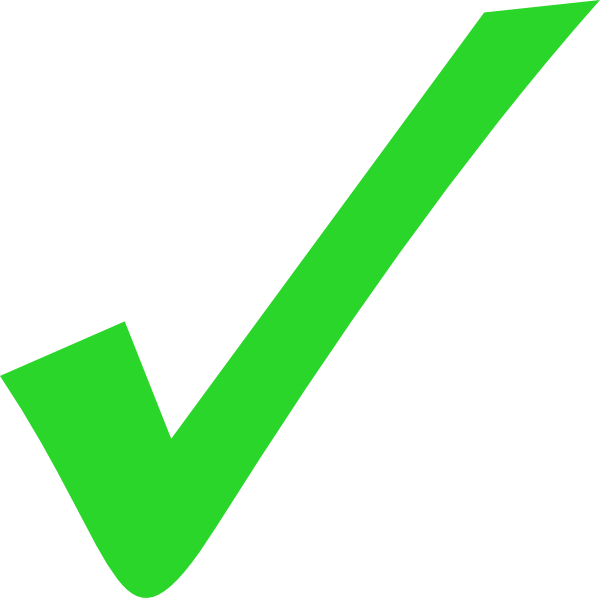 Clipart Info - Green Tick Png (600x598)
