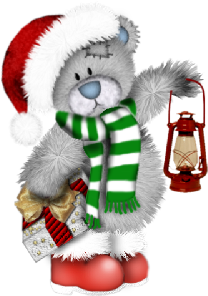 ‿✿⁀°tatty Teddy°‿✿⁀ - Christmas Teddy Bear Clipart (600x600)
