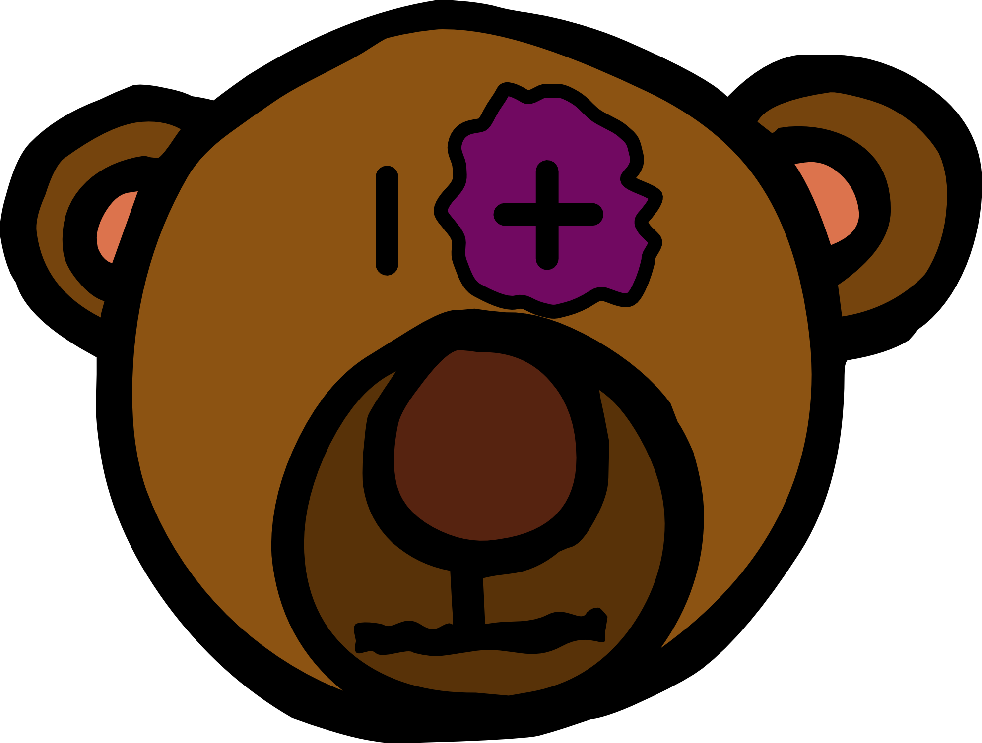 Mcol Teddy Bear Coloring Book Colouring Black White - Black Eye Teddy Bear Mugs (2400x1818)