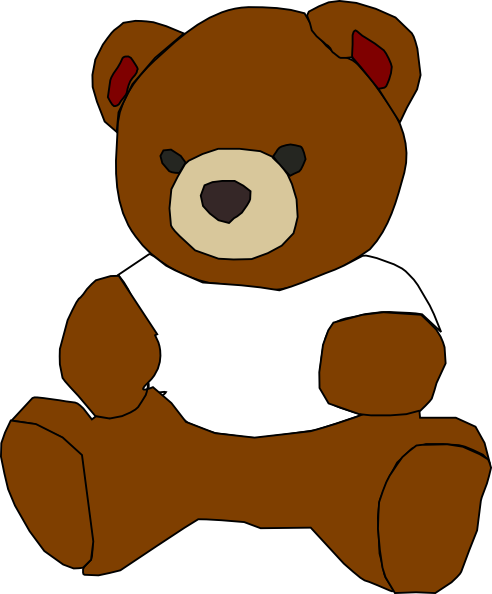 Teddy Clip Art - Teddy Bear Clip Art (492x594)