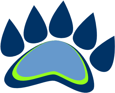 How To Draw Bear Paws - Bear Paw Cartoon Png (620x330)