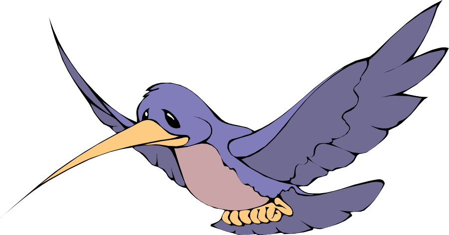 Cartoon Bird 01 Clipart, Vector Clip Art Online, Royalty - Bird Animated Clipart Png (900x472)