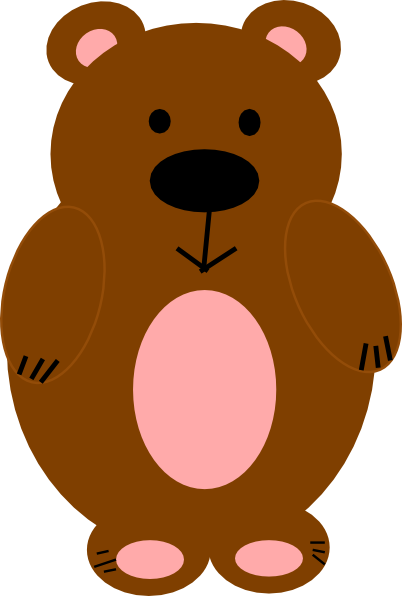 Bear Svg Clip Arts 402 X 596 Px - Clip Art (402x596)