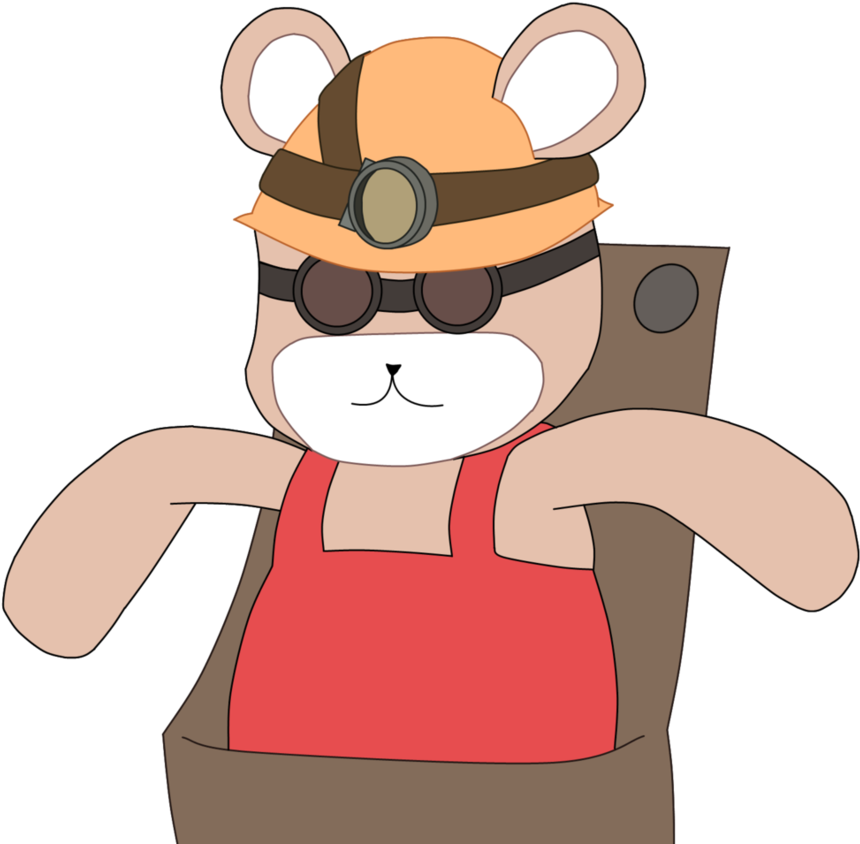 Miner Teddy Roosebelt By Stocky6493 - Cartoon (905x882)