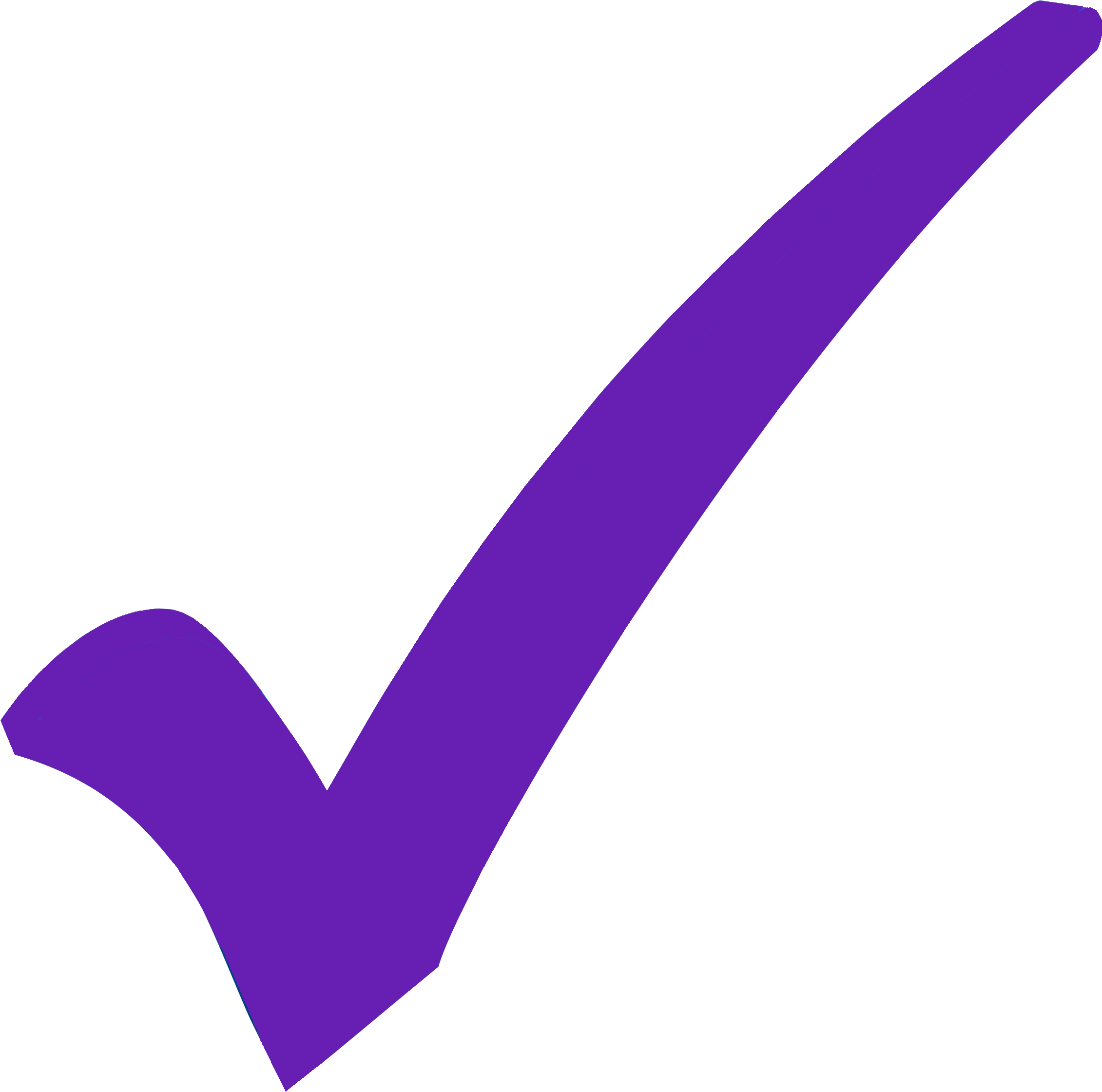 Purple Violet Qigong Lilac Clip Art - Purple Check Mark Png (2261x2241)