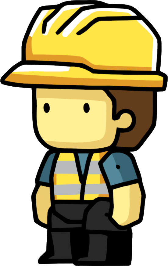 Construction Worker - Scribblenauts Wiki - Scribblenauts Construction Worker (551x872)
