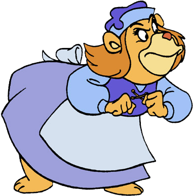 Blue Gummy Bear Cartoon Clipart - Gummi Bears Grammi Png (401x424)