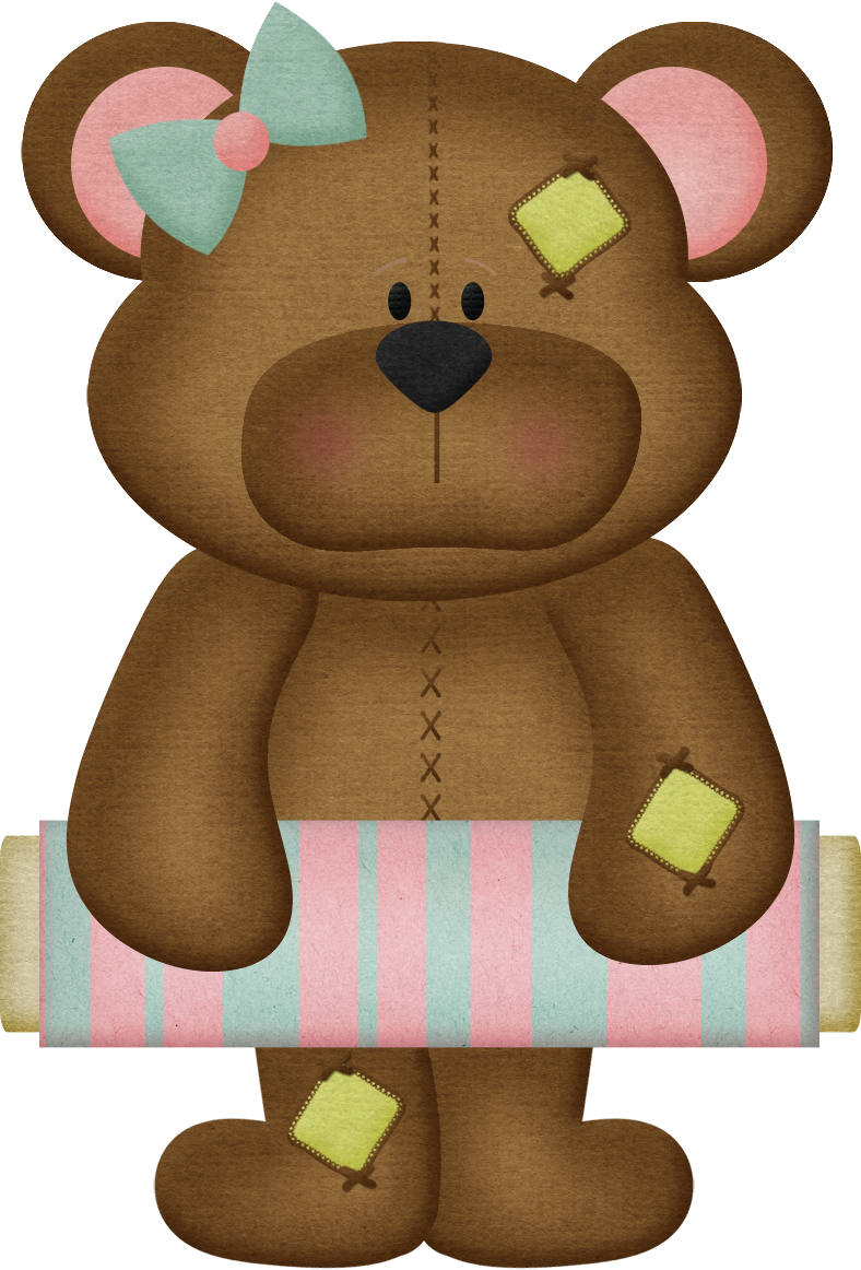 Clip Art - Osita En Arte Country (788x1162)