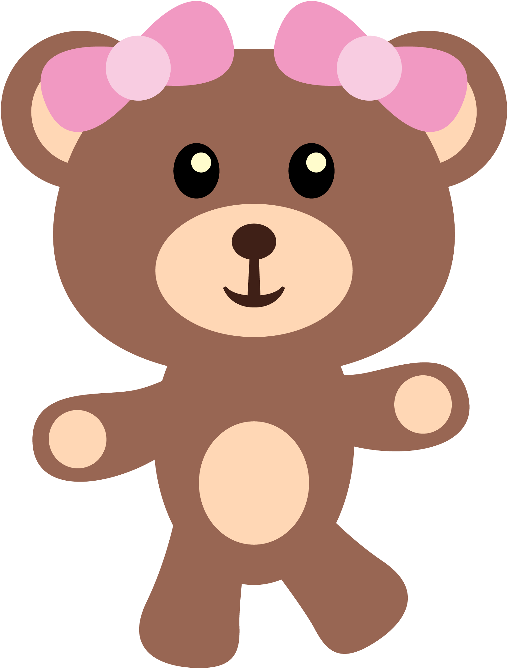 Cute Teddy Bear Clipart (1617x2125)