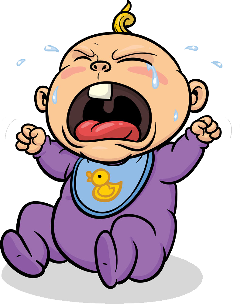 Crying Infant Clip Art - Crying Infant Clip Art (790x1000)