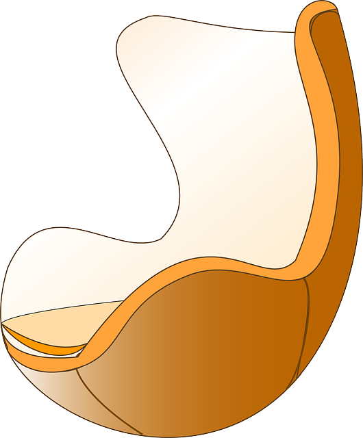 Cartoon Lounge Chair Png (622x750)