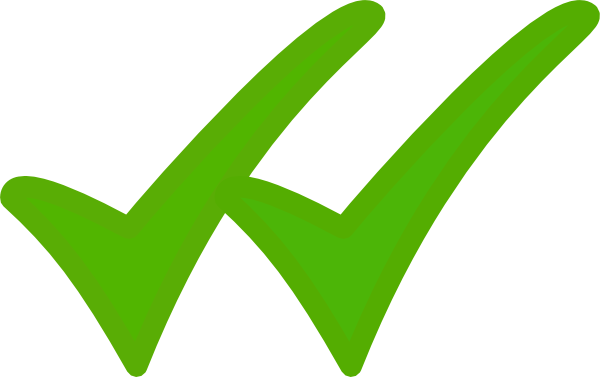 Single Tick Whtsapp Gray 2 Clip Art - Double Check Icon Png (600x377)