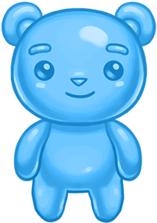 Match 3 Puzzle Messages Sticker-0 - Gummy Gush: Match 3 Puzzle (408x408)