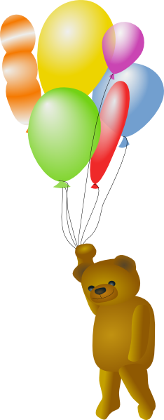 Floating Balloon Gif Png (234x598)