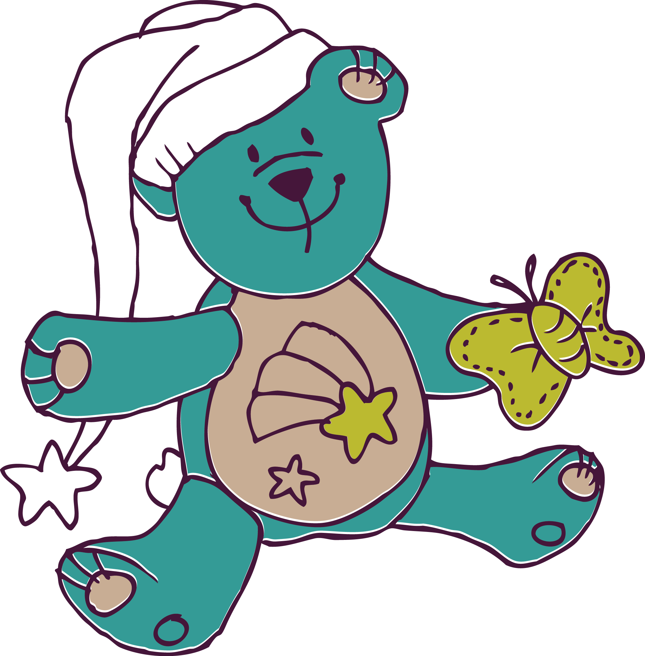 Bear Cartoon Clip Art - Bear Cartoon Clip Art (2111x2147)