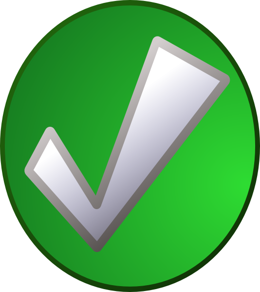 Certo E Errado Clipart (534x599)