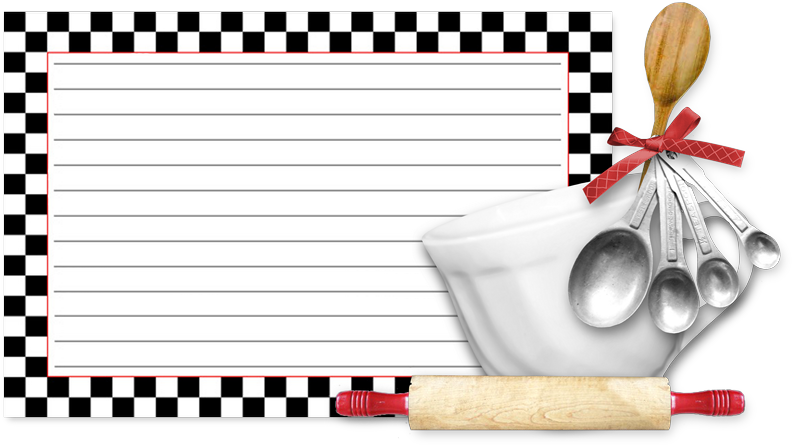 Make Your Own Recipe Book - 1 Inch Border Design (800x456)
