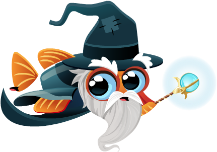 Direct Link To This Image File - Rare Wizard Fish Fish With Attitude (452x301)