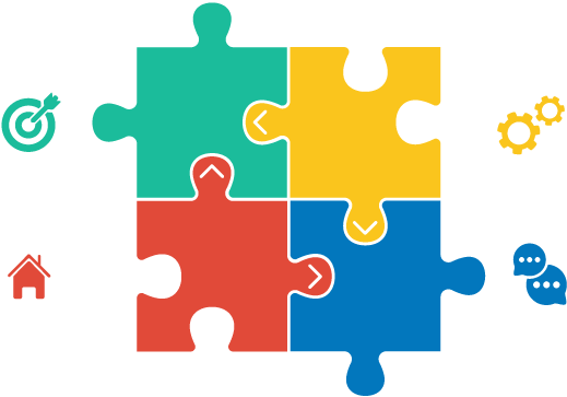 Puzzle Clipart Structure - Autism In Babies Signs (600x362)