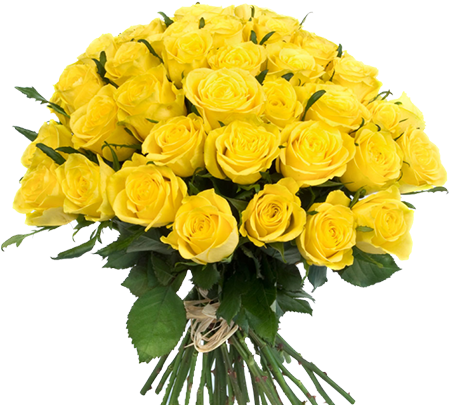Flower Arrangement For Function - Yellow Flowers Bouquet (547x422)