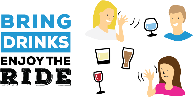 Bring Drinks On Party Bus - Party Bus (886x472)