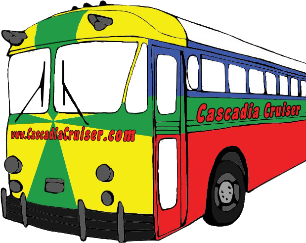Oregon Country Fair Party Bus Phish In The Gorge Party - Bus (641x533)
