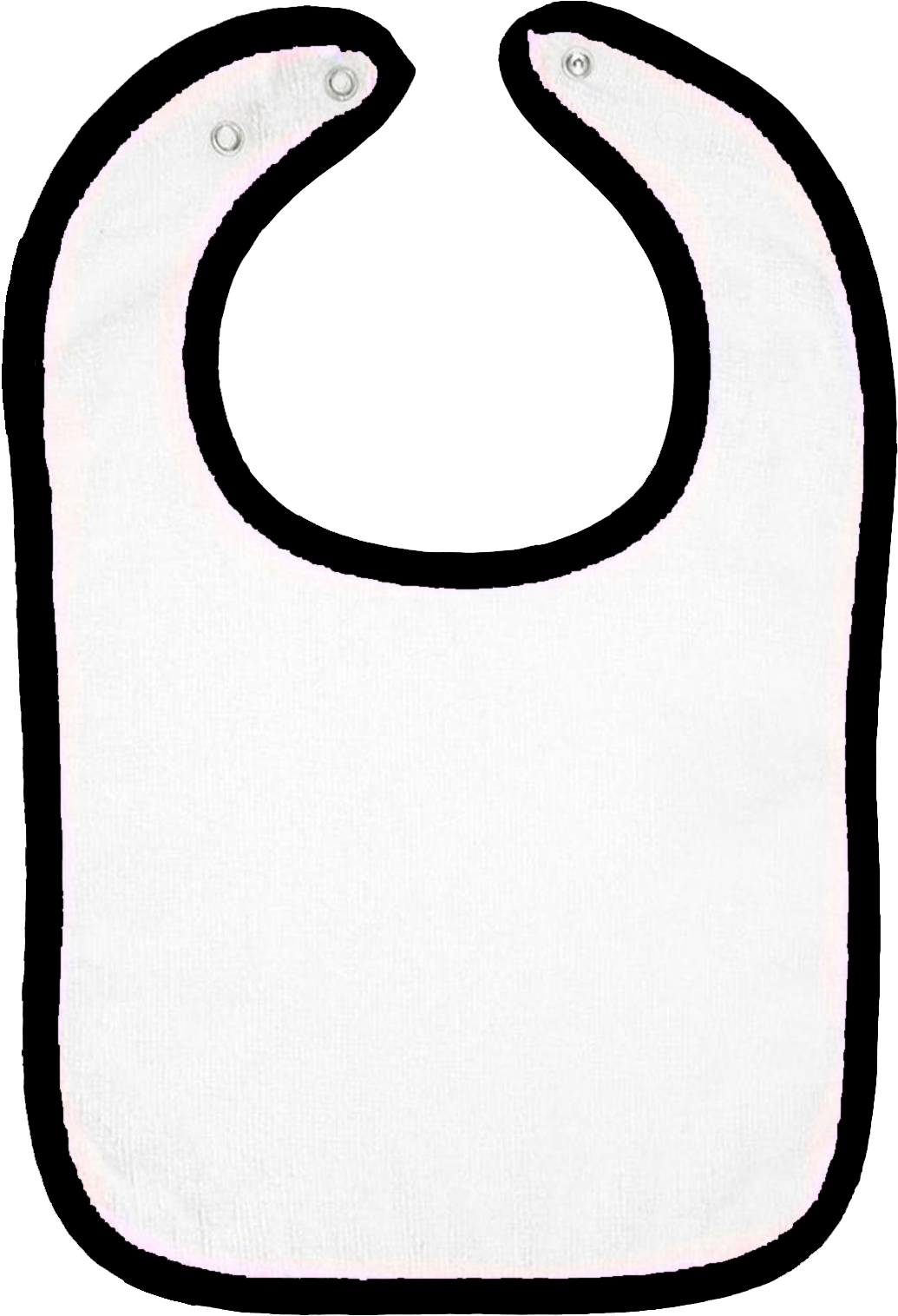 Infant Terry Snap Bib - Infant Terry Snap Bib (1600x1600)