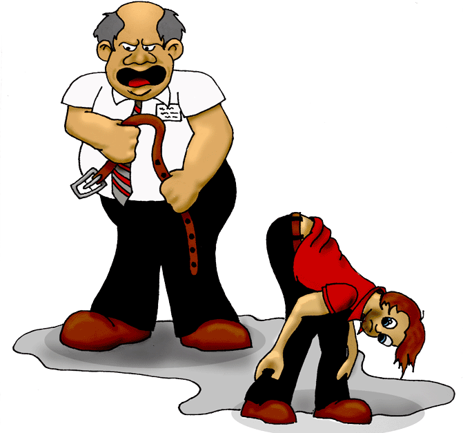 What If Spanking Were Allowed In The Adult World As - Cartoon (671x627)
