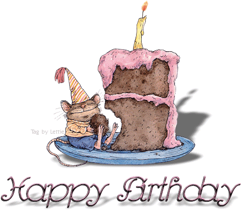 Explore Funny Birthday, Birthday Wishes, And More - Happy Birthday Mouse Gif (482x458)